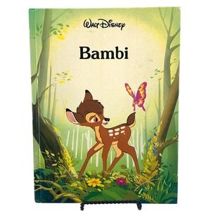 Walt Disney Bambi Classic Series Childrens Twin Books 1986 Vintage Hardcover